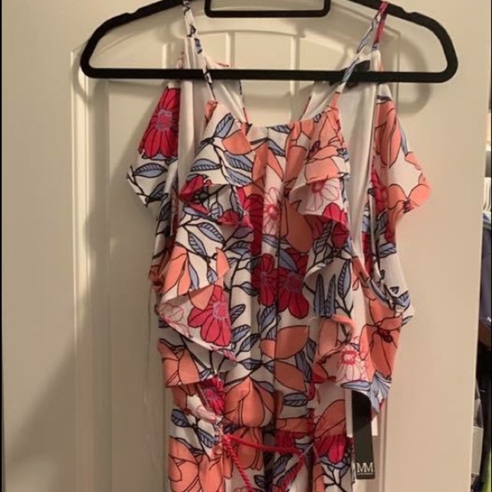 Pink Floral printed dress